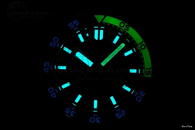 MIROTIME 0322 Premium Aquatimer Automatic SS RSF 1:1 Best Edition White Black Dial on Black Rubber Strap A 7067